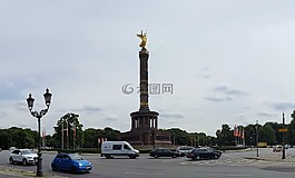柏林,siegessäule,具有里程碑意义