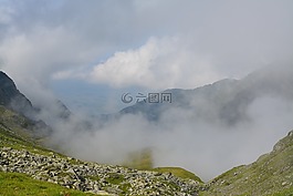 山,云,transfagarasanul
