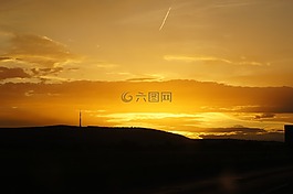 日落,黃昏,余輝