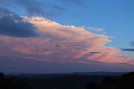 天空,云計算,科特迪瓦海岸