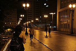 viaduto 圣 efigênia,圣保羅,夜