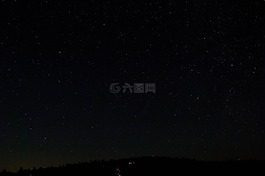 星星,長時間曝光,夜