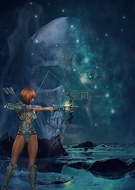 幻想,神秘,战士