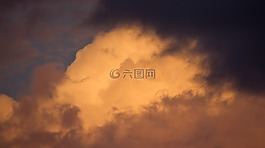 天空,云,粉红色