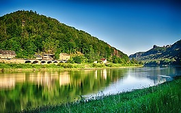 河,易北河,水