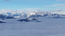 云,山,全景
