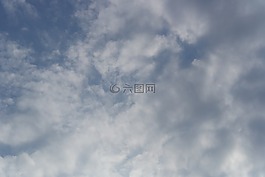 天堂,云,夏天