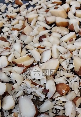 巴西堅果,切碎,食品