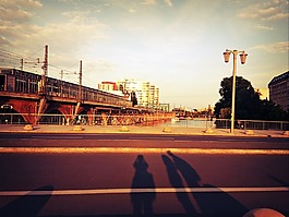 柏林,路,街
