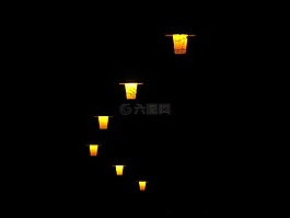 路燈,燈籠,夜