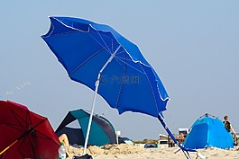 海灘,陽傘,海灘住房
