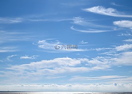 云,海,太陽