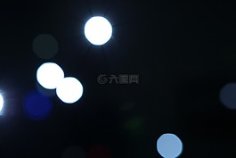 散景,模糊,燈
