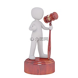 白人男性,3d人,孤立