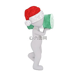 白人男性,3d模型,孤立