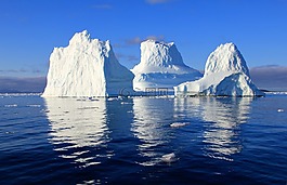 冰山,水,海