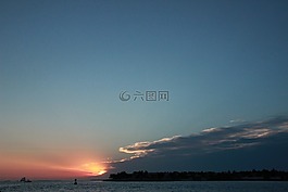 基韋斯特,日落,佛羅里達(dá)州