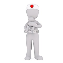 白人男性,3d人,孤立