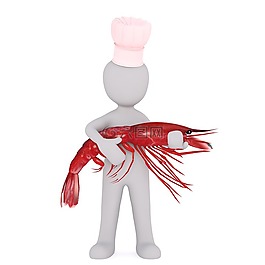 白人男性,3d人,孤立
