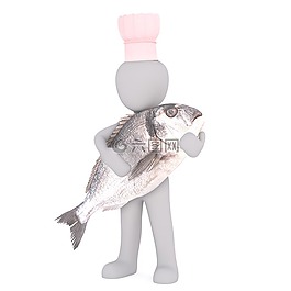 白人男性,3d人,孤立