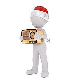 白人男性,3d模型,孤立
