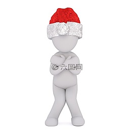 白人男性,3d模型,孤立