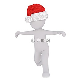 白人男性,3d模型,孤立