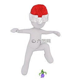 白人男性,3d模型,孤立