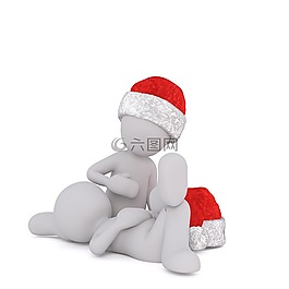白人男性,3d模型,孤立