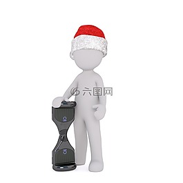 白人男性,3d模型,孤立