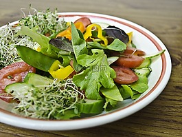 食品,沙拉,餐