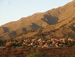 房子,山,阿根廷