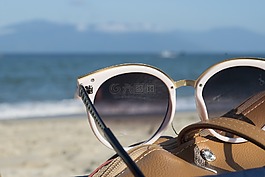 太陽鏡,海,假期