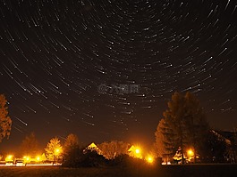 明星,夜,光