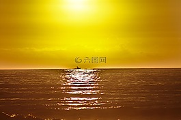 日出,晚間,天空