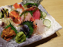 刺身,三文鱼,食品