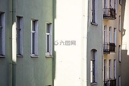 城市,墻,太陽(yáng)