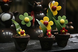 花,甜,美味