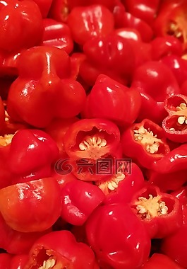 紅色,辣椒,肖像
