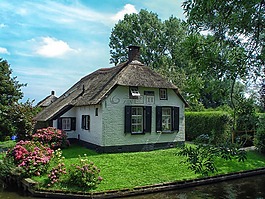 giethoorn,农场,房子