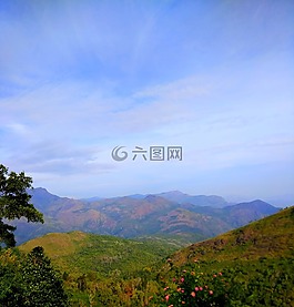 山,戶外,天空