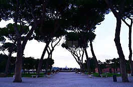 羅馬,胡同,公園