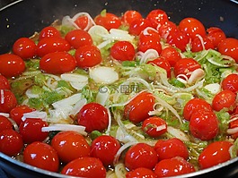 蔬菜潘,蕃茄,韭菜