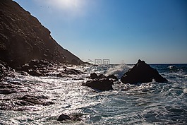 巖,海洋,海