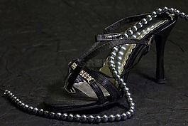 鞋,frauenschuh,珠