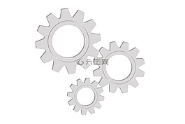 齒輪,圖形,傳輸