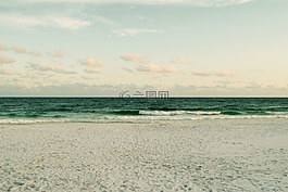 海灘,沙,海洋