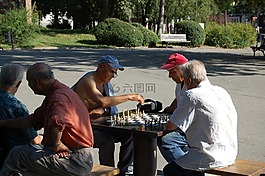 老年,象棋,貝爾格萊德