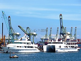 船舶,海港,船廠