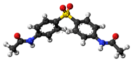 acedapsone,抗菌剂,分子